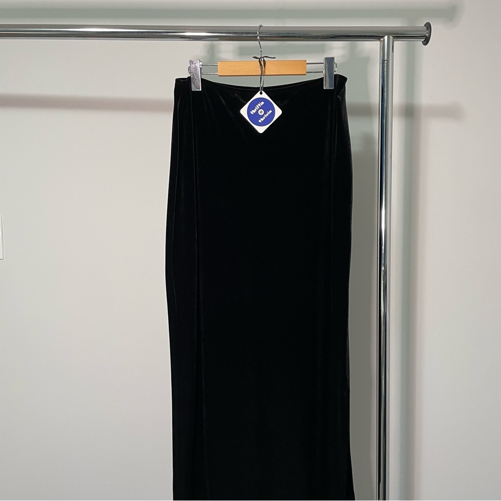 Gap velvet maxi skirt